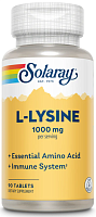 L-Lysine 1000 mg (L-Лизин 1000 мг) 90 таблеток (Solaray)