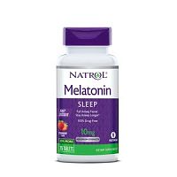 Melatonin 10 mg Fast Dissolve (вкус клубника) 75 таблеток (Natrol)