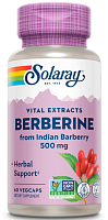 Solaray Vital Extracts Berberine from Indian Barberry (Берберин из индийского барбариса) 500 мг. 60 растительных капсул