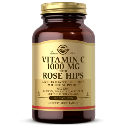 Solgar Витамин C и Шиповник 1000 мг. (Vitamin C with Rose Hips) 250 таблеток фото 2