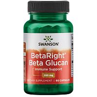 Beta Glucans 250 mg BetaRight® (Бета-глюканы 250 мг) 60 капс (Swanson)