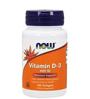 Vitamin D-3 400 IU 180 капс (NOW)