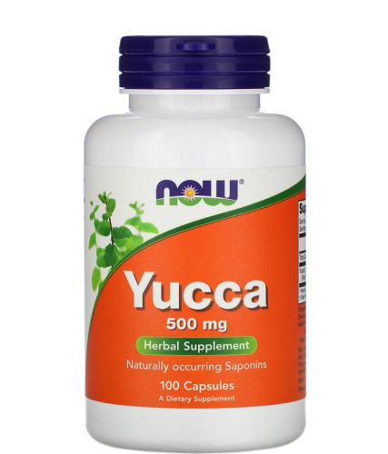 Now Foods Yucca (Юкка) 500 мг. 100 капсул