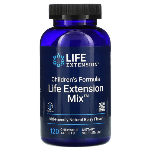 Life Extension Children’s Formula Life Extension Mix (Детские витамины с натуральным ягодным вкусом) 120 жевательных таблеток