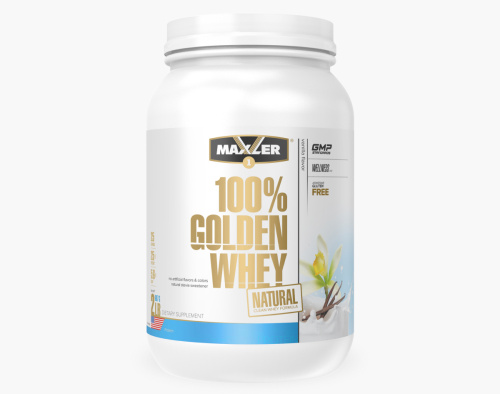Сывороточный протеин Maxler 100% Golden Whey Natural (2lb) 907 г.