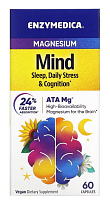 Magnesium Mind (Magnesium Acetyl Taurinate 350 mg) Ацетилтаурината Магния 350 мг 60 капс Enzymedica