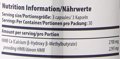 Аминокислота Scitec Nutrition Mega HMB (Гидроксиметилбутират) 900 мг. 90 капсул фото 3