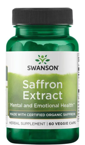 Saffron Extract (Экстракт шафрана) 30 мг 60 вег капсул (Swanson)