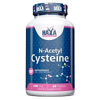 NAC 600 мг N-Acetyl Cysteine (N-Ацетил цистеин) 60 таблеток (Haya Labs)