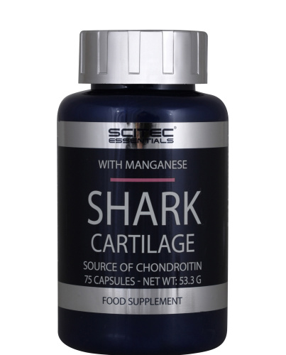 Scitec Nutrition Shark Cartilage with Manganese (Акулий Хрящ + Марганец) 75 капсул фото 2