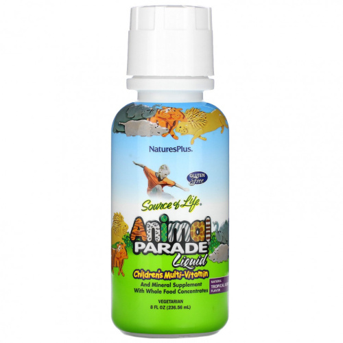 Animal Parade Liquid 236.56 мл Витаминно-минеральный комплекс для детей (NaturesPlus)