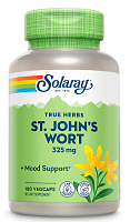 Solaray True Herbs St. John's Wort (Зверобой) 325 мг. 180 растительных капсул