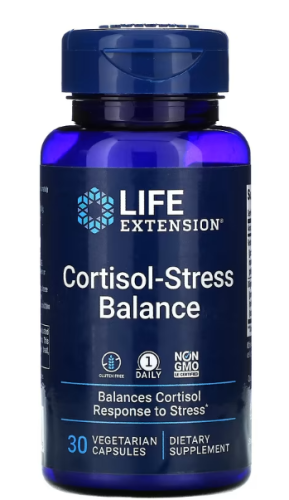 Life Extension Cortisol-Stress Balance (Кортизол-стрессовый баланс) 30 растительных капсул