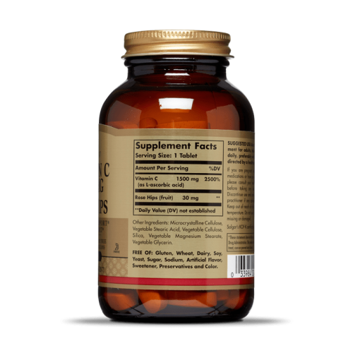 Vitamin C 1500 мг with Rose Hips (витамин C с плодами шиповника) 90 таблеток (Solgar) фото 2