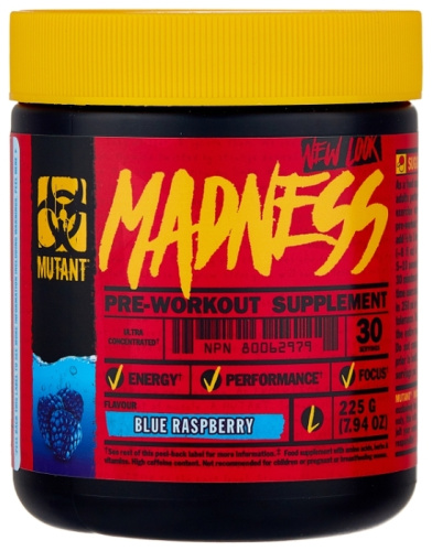 Предтренировочный комплекс Mutant Madness 225 г.