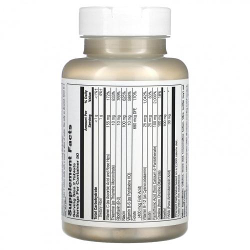 Stress B-Complex (Б комплекс) 100 таблеток (KAL) фото 2