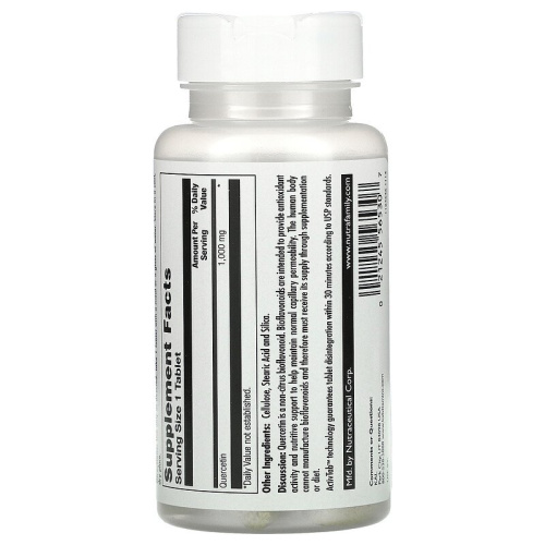 Quercetin 1000 мг (Кверцетин) 60 таблеток (KAL) фото 2 Quercetin 1000 мг (Кверцетин) 60 таблеток (KAL) фото 2