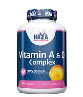 Vitamin A & D Complex срок 04.2024 (Витамины А и Д3) 100 капс (Haya Labs)