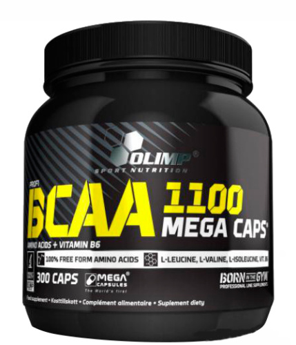 Olimp BCAA 1100 Mega Caps (БЦАА) 300 капсул фото 3