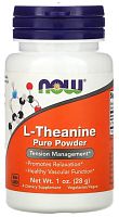 Now Foods L-Theanine Pure Powder (L-Теанин в порошке) 1 oz. (28 г.)