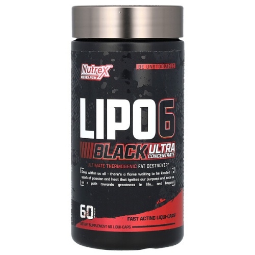 Lipo-6 Black Ultra Concentrate 60 капсул (Nutrex)