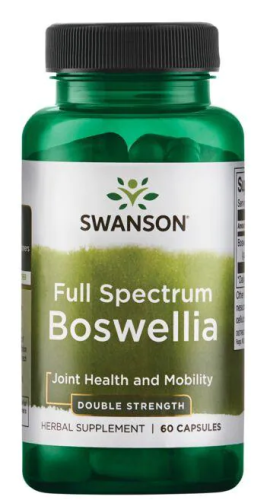 Swanson Full Spectrum Boswellia (Босвеллия полного спектра, двойная сила действия) 800 мг. 60 капсул 