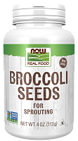 Now Foods Real Food Семена брокколи для проращивания (Broccoli Seeds for Sprouting) 113 г.