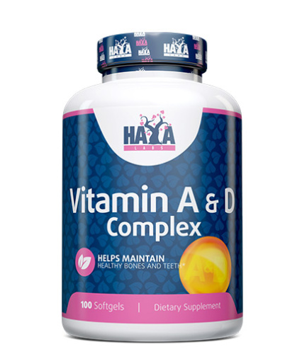 Vitamin A & D Complex (Витамины А и Д3) 100 капс (Haya Labs)