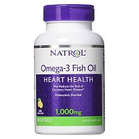 Рыбий жир Natrol Omega-3 Fish Oil 1000 mg (90 капсул) срок 08.2023