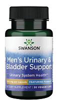 Men's Urinary and Bladder Support срок 02.2024(мужская поддержка мочеиспускания)30 вег капс(Swanson)