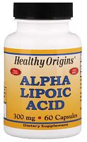 Alpha Lipolic Acid 300 мг 60 капсул (Healthy Origins)