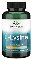 L-Lysine (L-лизин) 500 мг 100 капсул (Swanson)