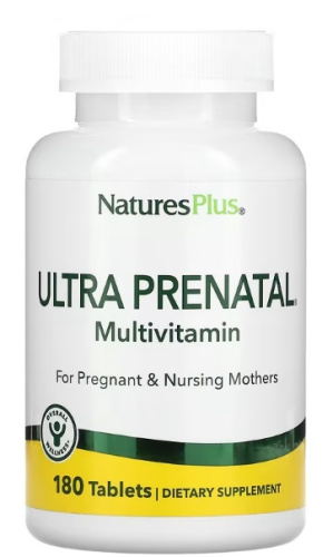 Ultra Prenatal Multivitamin (Ультрапренатальные поливитамины) 180 таблеток (NaturesPlus) Ultra Prenatal Multivitamin (Ультрапренатальные поливитамины) 180 таблеток (NaturesPlus)