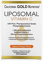 Liposomal Vitamin C 1000 мг (Липосомальный витамин С) 30 пакетиков (California Gold Nutrition)
