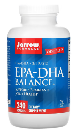 EPA-DHA Balance (Рыбий жир омега-3) 240 мягких капсул (Jarrow Formulas)
