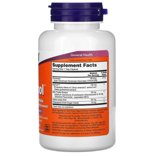 Now Foods Sytrinol Формула здорового холестерина 120 растительных капсул фото 2
