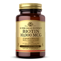 Solgar Biotin (Биотин) 10000 мкг. 60 вегетарианских капсул