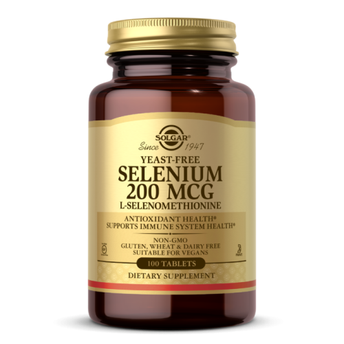 Solgar Селен Бездрожжевой (Selenium yeast free) 200 мкг. 100 таблеток