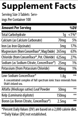 Trace Minerals Tablets ConcenTrace (Таблетки с микроэлементами) 300 таблеток Trace Minerals фото 3