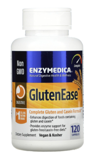 GlutenEase™ 120 капсул (Enzymedica)