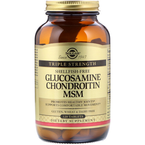 Glucosamine Chondroitin MSM Triple Strength 120 таблеток (Solgar)