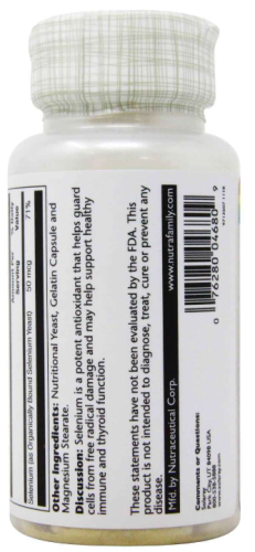 Solaray Selenium (Селен) 50 мкг. 100 капсул фото 4
