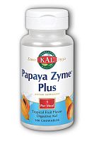 Papaya Zyme Plus 200 мг (Ферменты Папайи) 100 жев. табл (KAL)