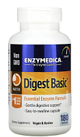 Digest Basic (состав с основными ферментами) 180 капсул (Enzymedica) 