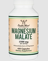 Magnesium Malate 1500 мг (Срок 04.2025) 420 капсул (Double Wood)