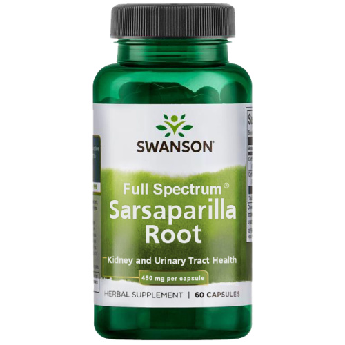 Sarsaparilla Root 450 mg Full Spectrum (Корень Сарсапариллы) 60 капсул (Swanson)