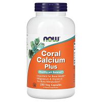 Now Foods Coral Calcium Plus (Коралловый Кальций Плюс) 250 капсул
