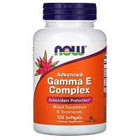 Now Foods Gamma E Complex Полный спектр витамина Е 120 мягких капсул