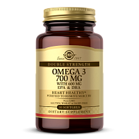 Double Strength Omega-3 700 мг with 600 mg EPA & DHA (Омега-3) 30 капсул (Solgar)