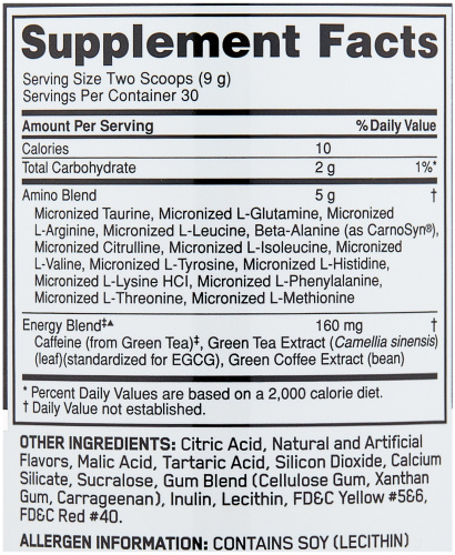 Optimum Nutrition Essential Amino Energy 270 г.  фото 3